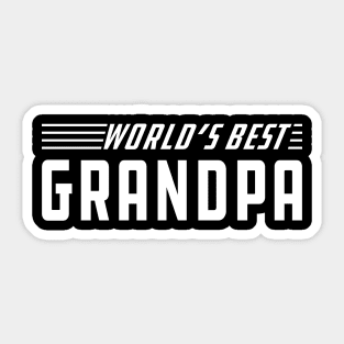 Grandpa - World's best grandpa Sticker